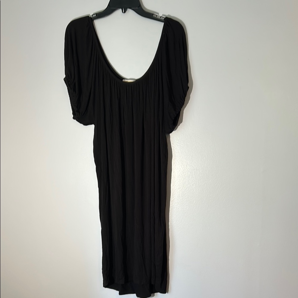 MICHAEL Michael Kors Black Midi‎ Dress Flowy casual L
